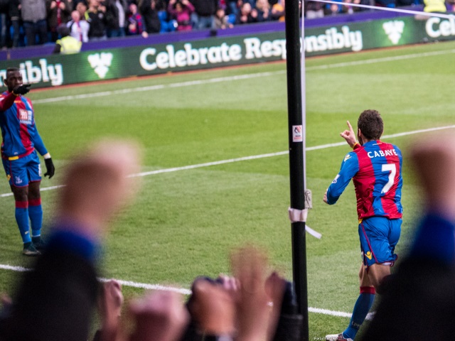 Cabaye runs to Bolasie after scoring